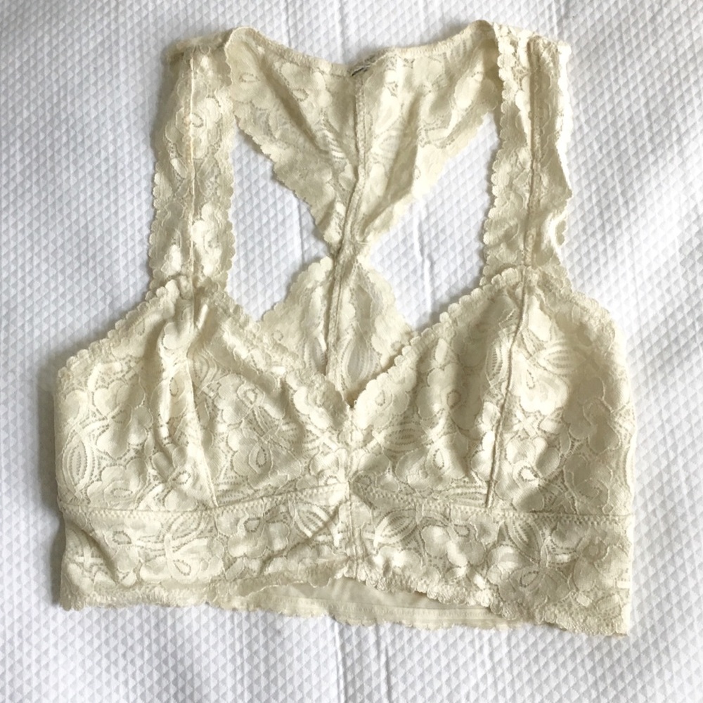 Free people bralette ivory